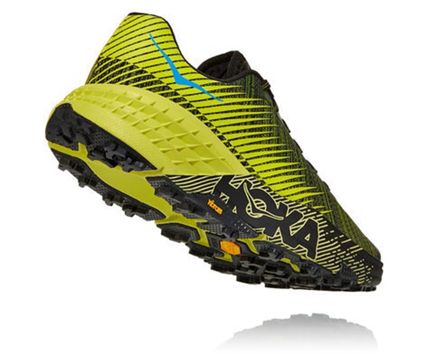 Hoka One One Trailove Tenisky Damske Čierne/Zelene - Evo Speedgoat - 80924-LTPE